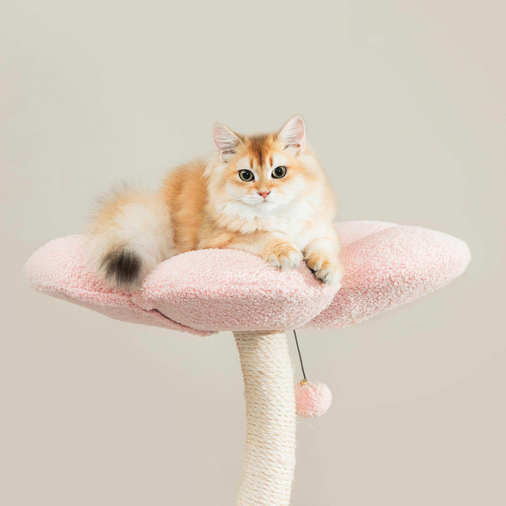 MICHU Fairy Cat Tower Deluxe 4-Tier Designer Flower Cat Tree 11