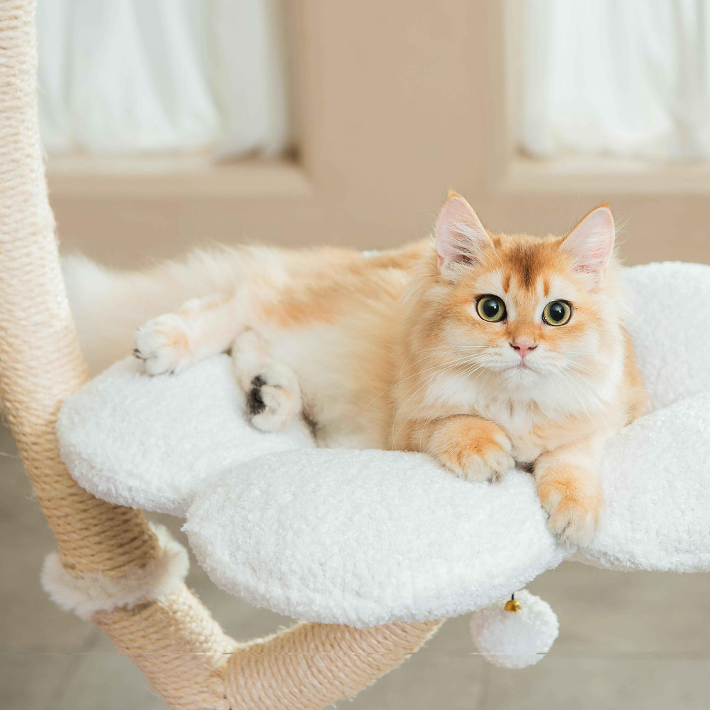 MICHU Fairy Cat Tower Deluxe 4-Tier Designer Flower Cat Tree 12