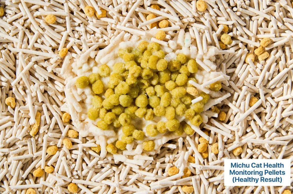 Michu Cat Health Monitoring Pellets - Colour Changing Indicators For Home Urine Testing