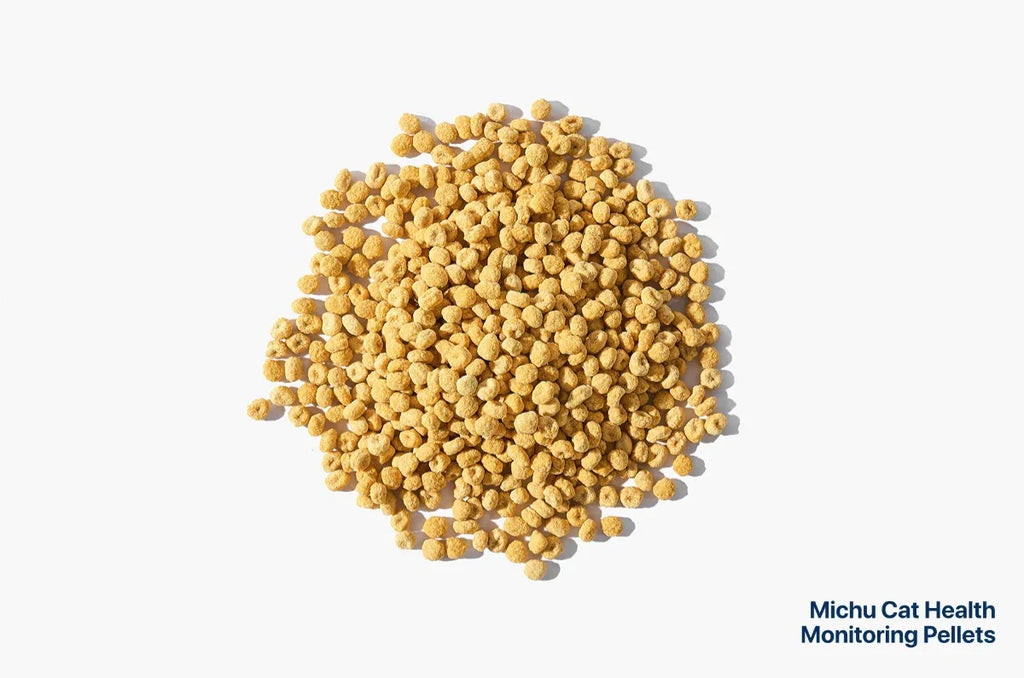 Michu Cat Health Monitoring Pellets - Colour Changing Indicators For Home Urine Testing