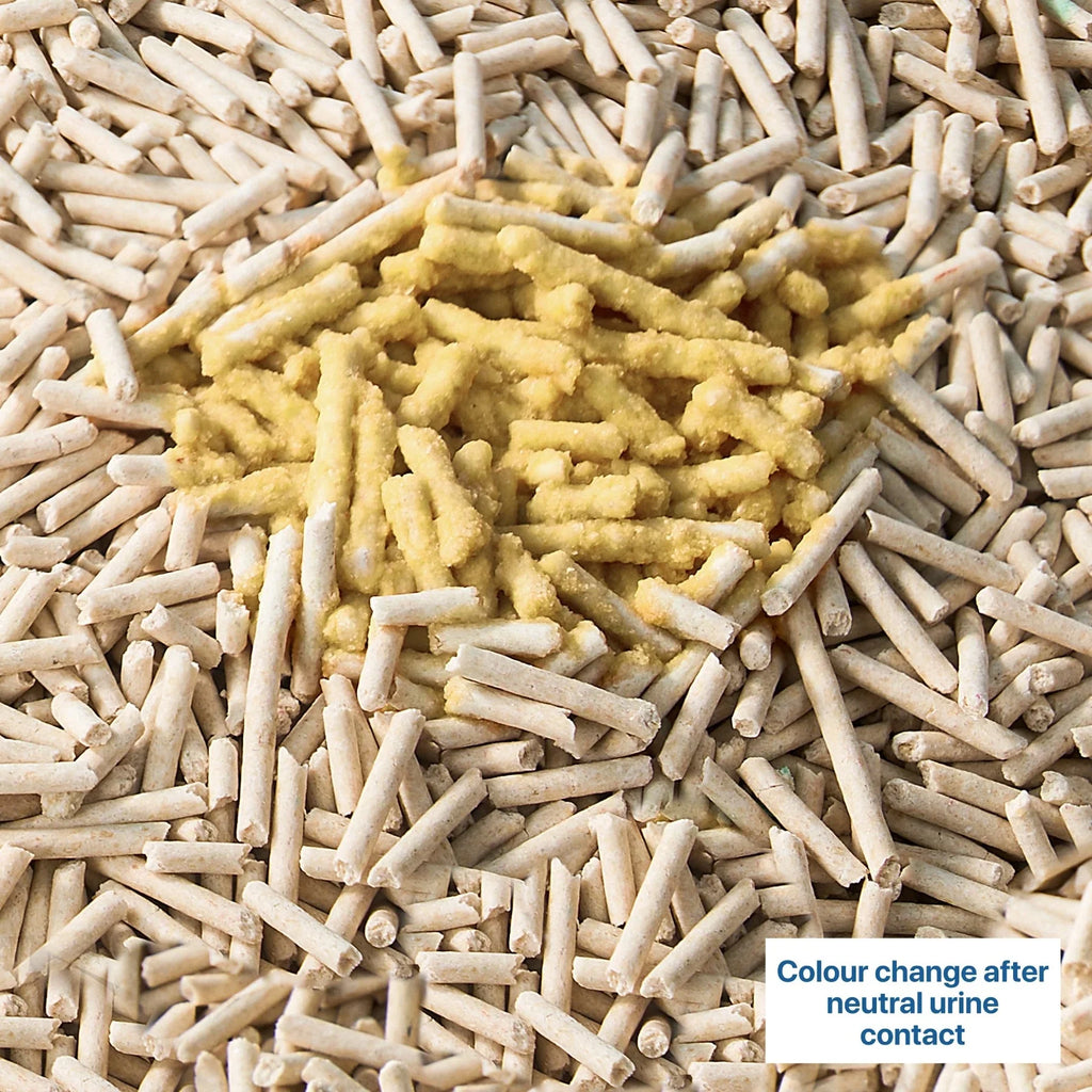 Michu Health Monitoring Tofu Cat Litter 2.5kg/6L - Complete pH Monitoring from Acidic to Alkaline