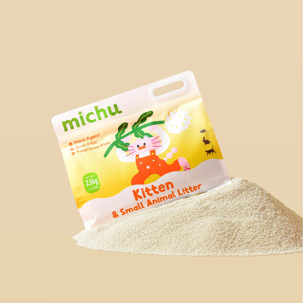 Michu Kitten Litter - Safe, Gentle & Perfect for Small Cats