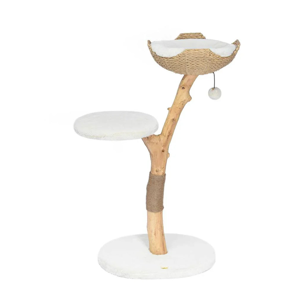 Michu Premium Real Wooden Cat Tree-Medium- Spacious Australian Feline Haven