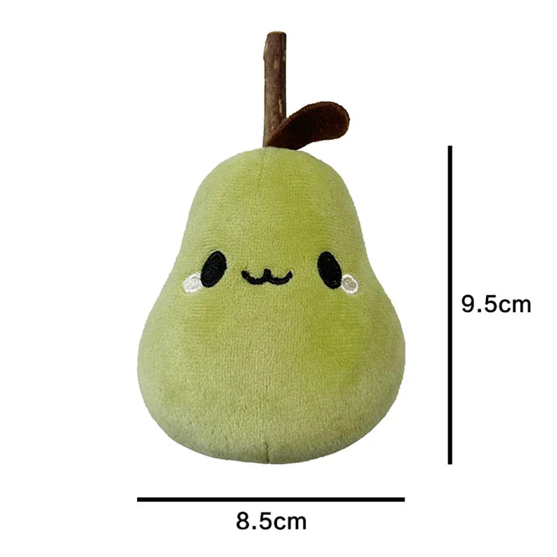 Michu Silver Vine Plush Toys - Onion Puff, Pearly Pear & Avocutie | Adorable Cat Chew & Play