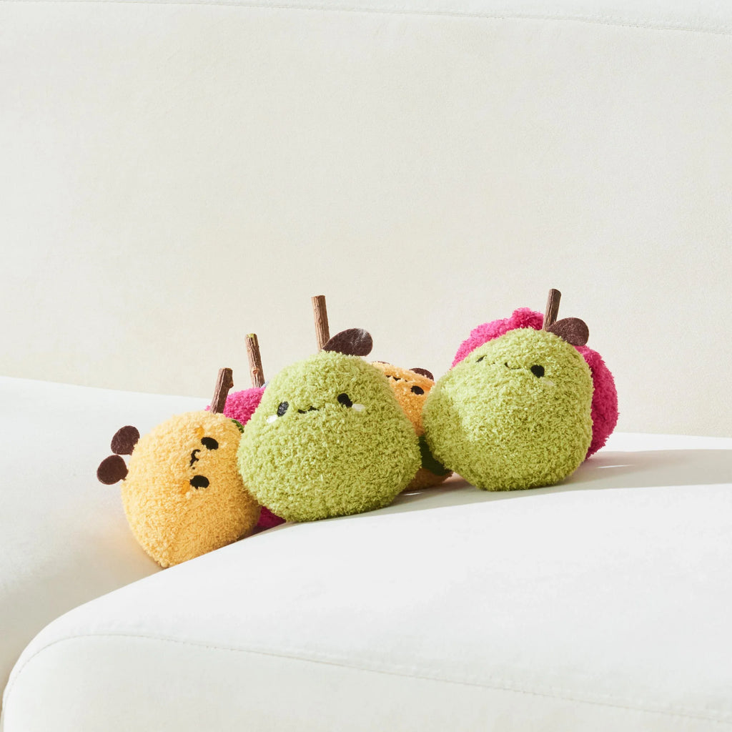 Michu Silver Vine Plush Toys - Onion Puff, Pearly Pear & Avocutie | Adorable Cat Chew & Play