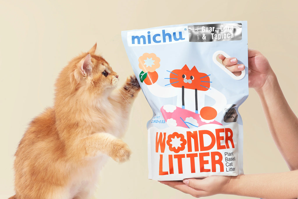 Michu Wonder Litter - Plant-Based & Automatic-Box Friendly 2.5kg/6L