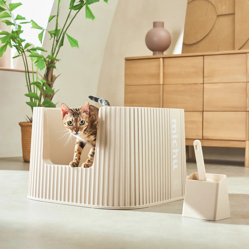 Michu XXL BoBa Deluxe Cat Litter Box - Spacious Design