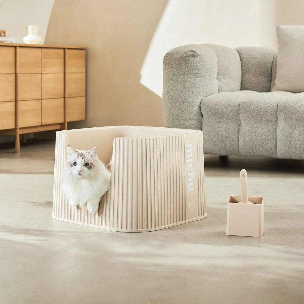 Michu XXL BoBa Deluxe Cat Litter Box - Spacious Design
