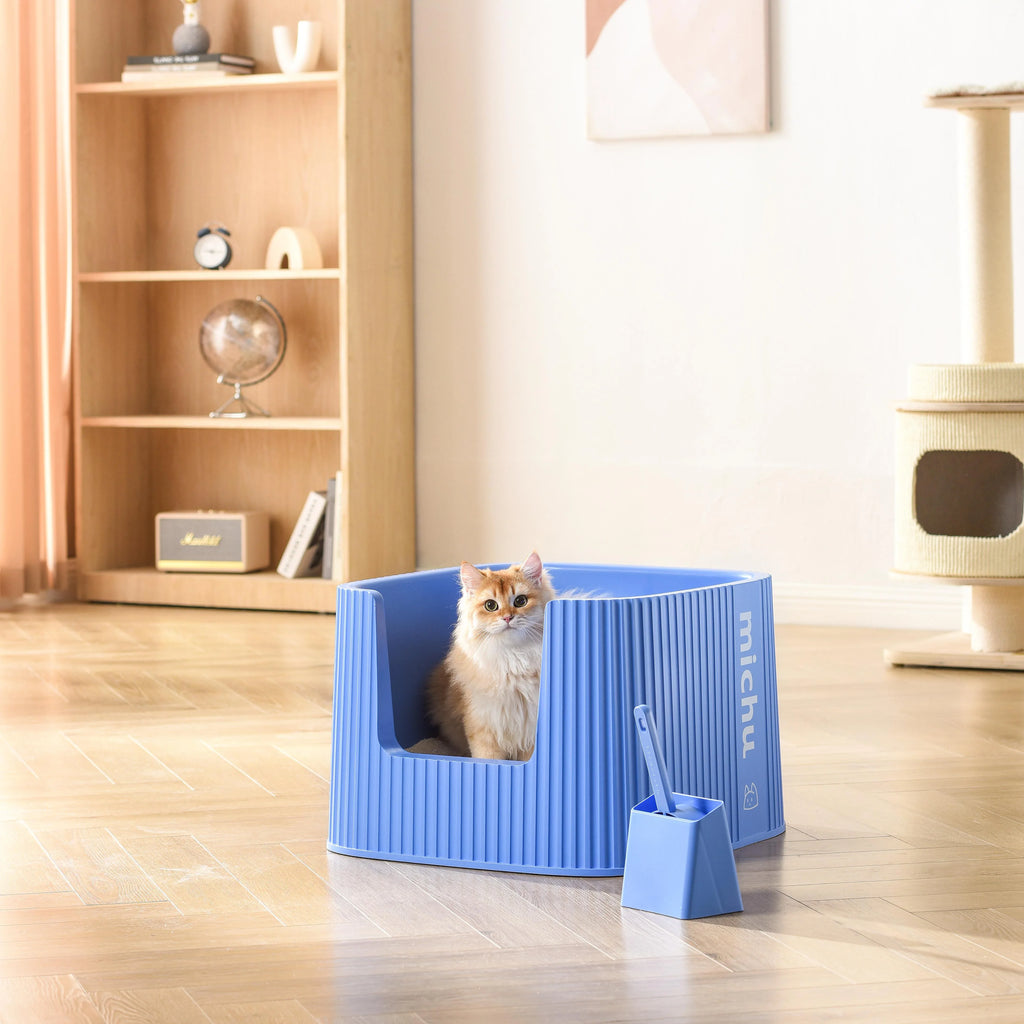 Michu XXL Kaia Deluxe Cat Litter Box - Spacious Design