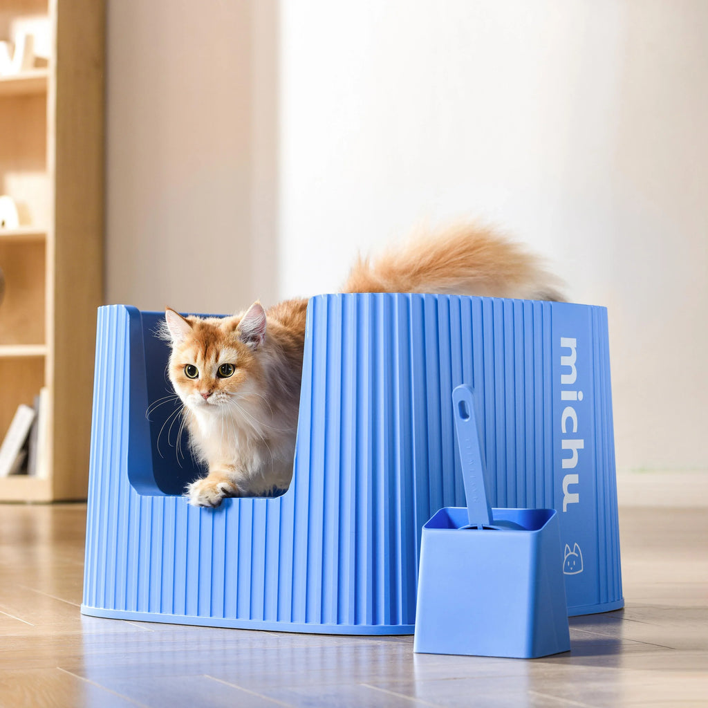 Michu XXL Kaia Deluxe Cat Litter Box - Spacious Design