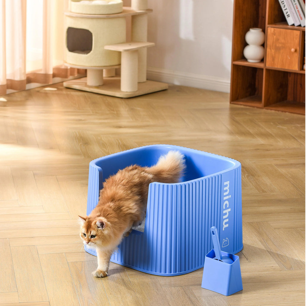 Michu XXL Kaia Deluxe Cat Litter Box - Spacious Design