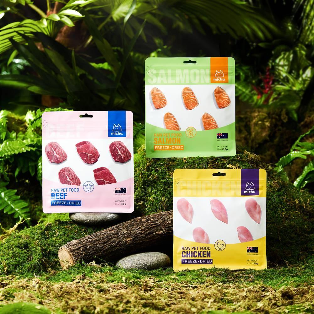 Michu Freeze-Dried Raw Pet Food Pet Food 150g - Made in Australia - Michu Australia