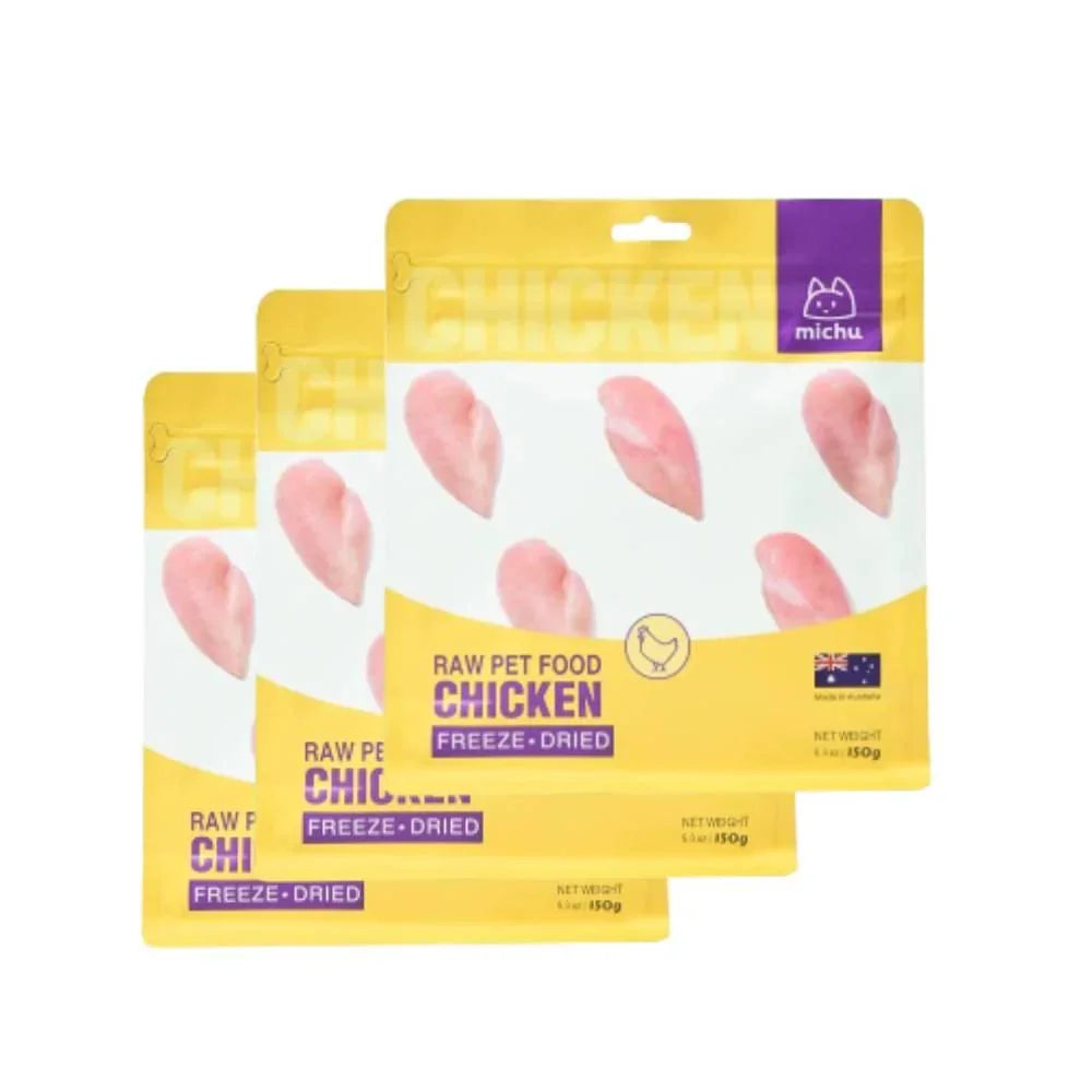 Michu Freeze-Dried Raw Pet Food Pet Food 150g - Made in Australia - Michu Australia