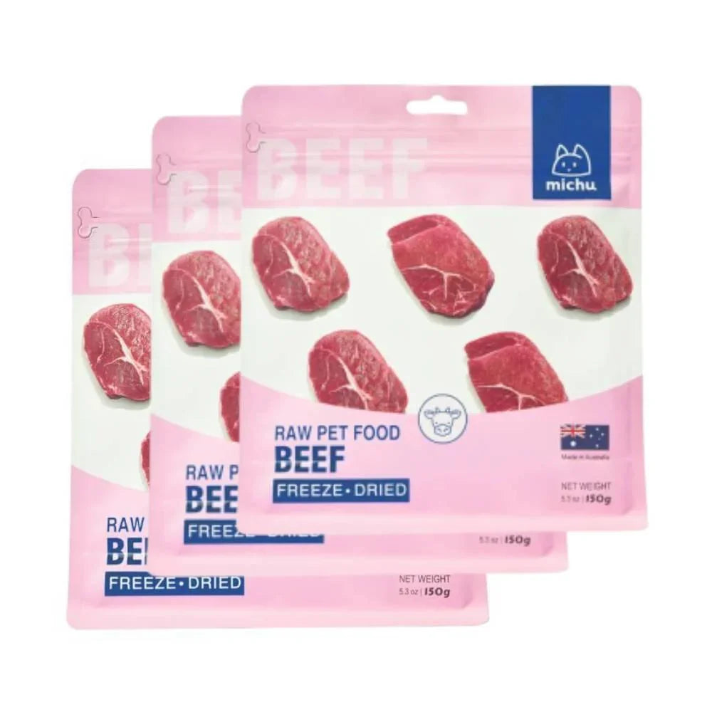 Michu Freeze-Dried Raw Pet Food Pet Food 150g - Made in Australia - Michu Australia