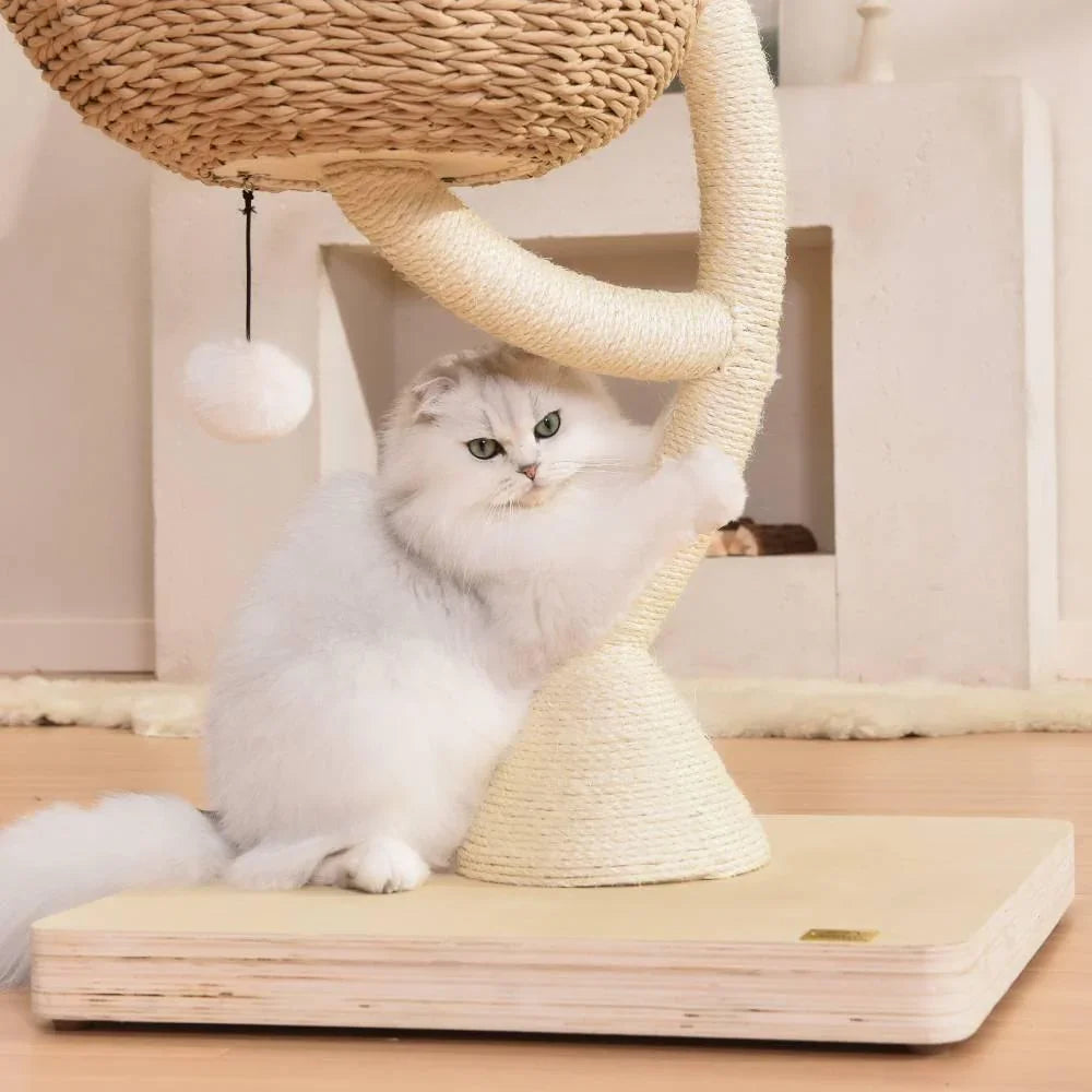 MICHU Iris Cat Tower Deluxe 3-Tier Designer Flower Cat Tree - Michu Australia-5