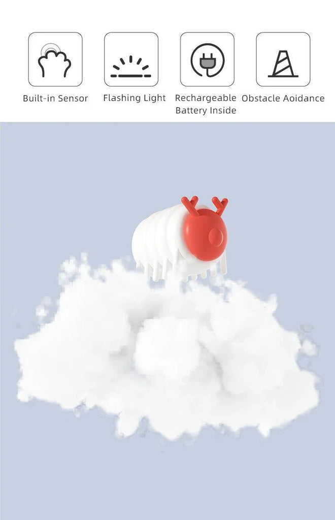 Mayitwill Little Snow Monster Automatic Cat Toy - Furrytail