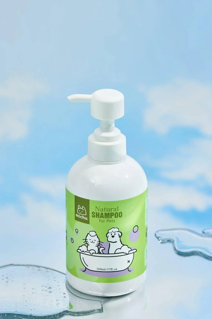 Michu Skin and Itch Relief Pet Shampoo for Cats and Dogs – Catnip Formula with Pet Friendly Formula, 500ml - Michu Australia