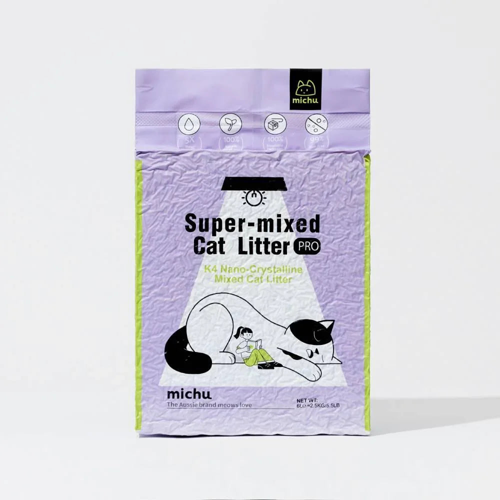 Michu Premium Mixed Tofu Cat Litter Pro Gen2 - Flushable, Eco-Friendly & Odour-Control Formula in Australia - Michu Australia