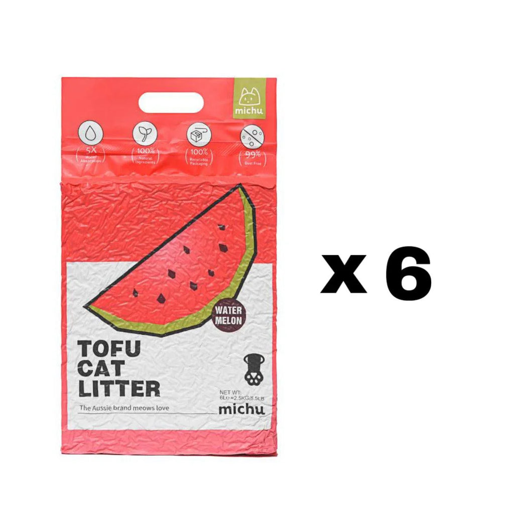 Michu Tofu Cat Litter Gen3- Dust-Free and Natural Clumping Tofu-Based Formula for Easy Cleanup - Michu Australia