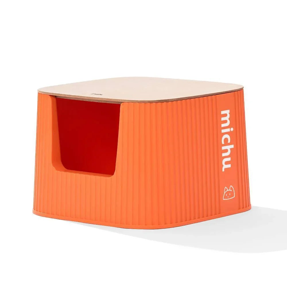 Michu XXL Coral Deluxe Cat Litter Box - Spacious Design - Michu Australia