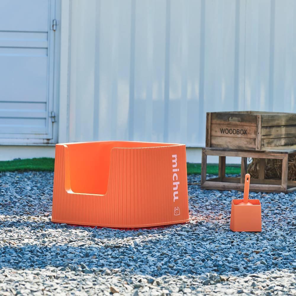 Michu XXL Coral Deluxe Cat Litter Box - Spacious Design - Michu Australia