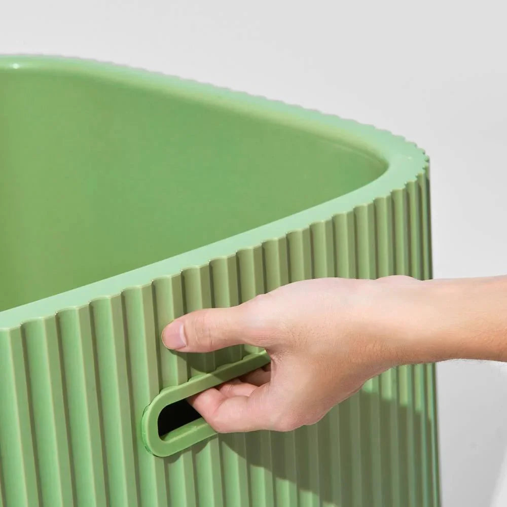 Michu XXL Sage Deluxe Cat Litter Box - Spacious Design - Michu Australia