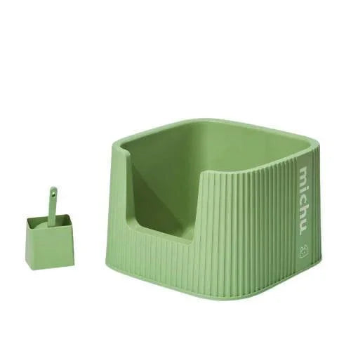 Michu XXL Sage Deluxe Cat Litter Box - Spacious Design - Michu Australia